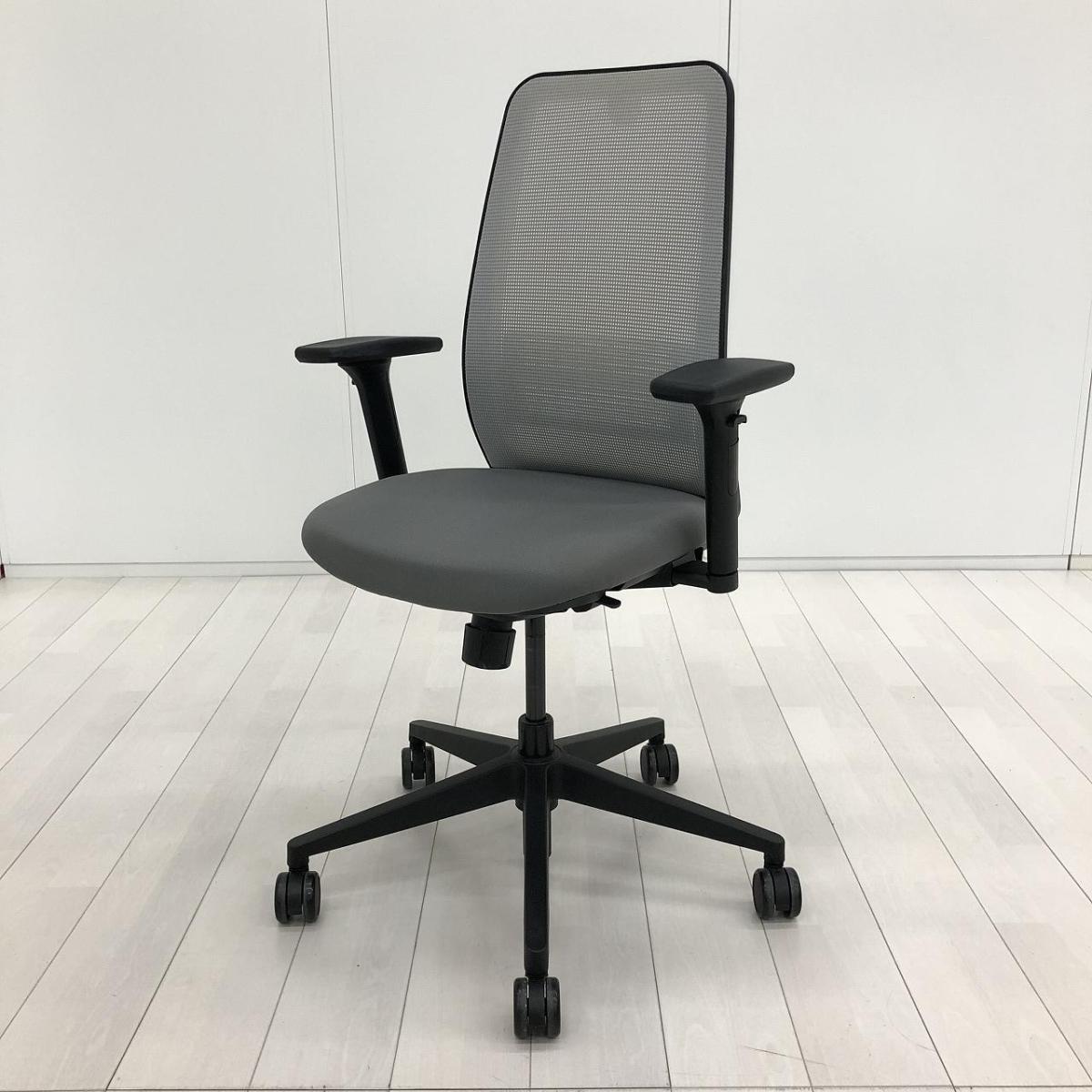中古】Personality Steelcase/スチールケース 肘付ハイバックチェア 
