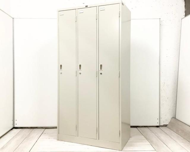 【中古】システム システムロッカー ウチダ（UCHIDA) 3人用更衣ロッカー