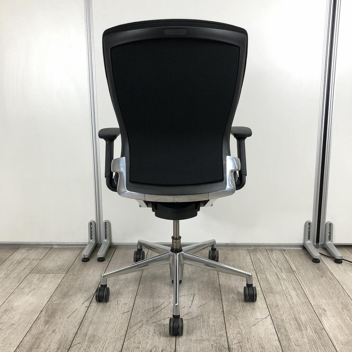 中古】パルスチェア PA2-300D ウチダ/UCHIDA 肘付ハイバックチェア 
