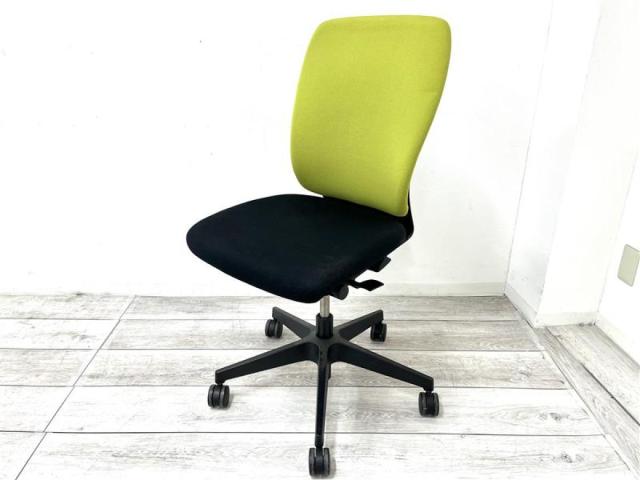 【中古】フルゴ  イトーキ（ITOKI） 肘無ハイバックチェア