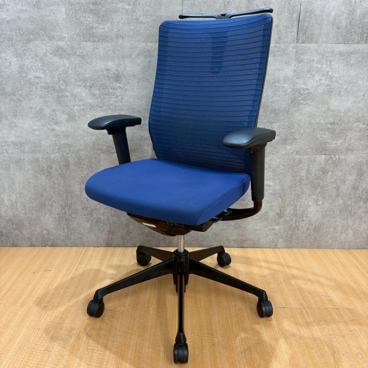 《商品番号②》オカムラ製の人気オフィスチェア【コーラル/ブルー/可動肘】が入荷しました！＊福岡市で中古オフィス家具をお探しなら、オフィスバスターズ福岡南店へ！　#ゲーミングチェア　#格安
                        コーラルチェア
                                    中古
            