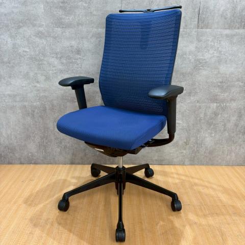 【中古】コーラルチェア CQ35MR FSH3 オカムラ（okamura） 肘付ハイバックチェア