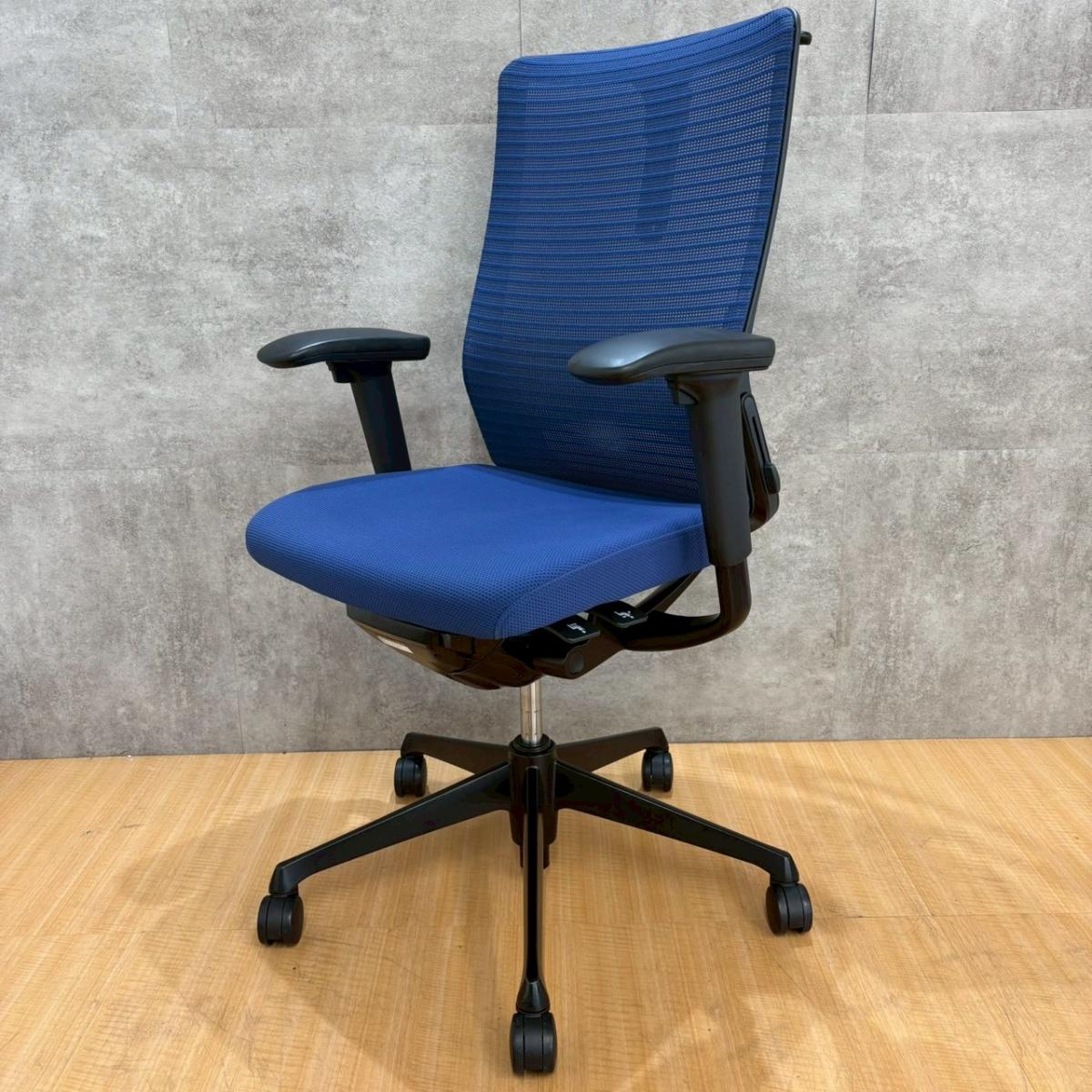 《商品番号③》オカムラ製の人気オフィスチェア【コーラル/ブルー/可動肘】が入荷しました！＊福岡市で中古オフィス家具をお探しなら、オフィスバスターズ福岡南店へ！　#ゲーミングチェア　#格安
                        コーラルチェア
                                    中古
            