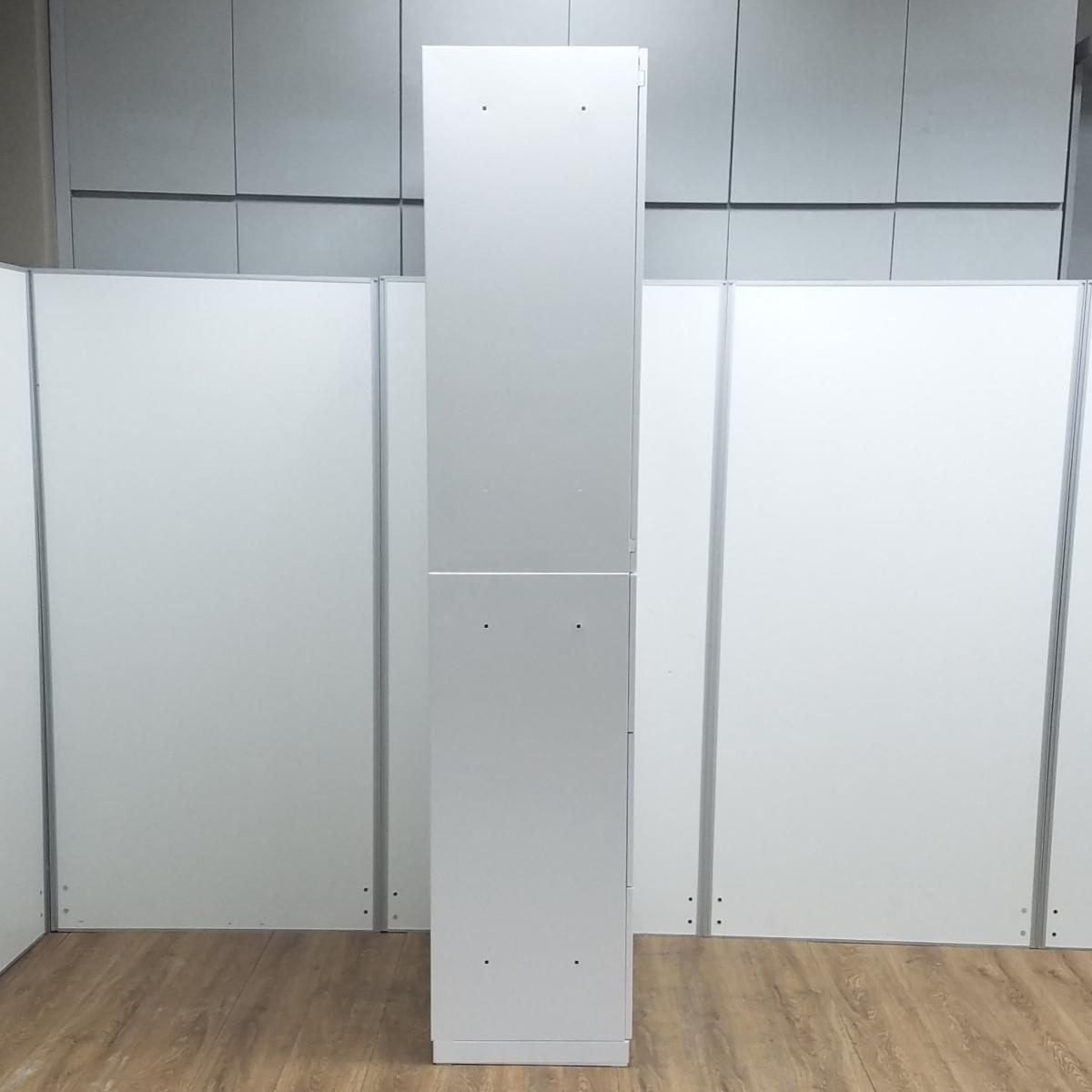 コクヨ　スチール製グレーキャビネット 2扉 中古品179cm×88cm×60cm 中古】エディア コクヨ/KOKUYO ハイキャビネット／両開き＋3段ラテラル