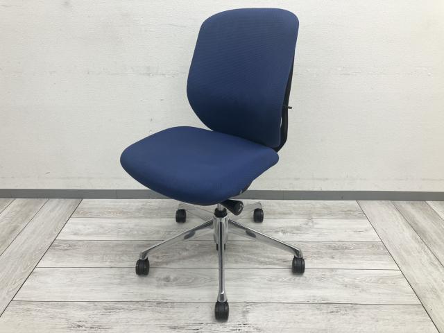 【中古】シルフィー CQ37MR FSF1 オカムラ（okamura） 肘無ローバックチェア