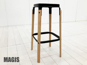 MAGIS / マジス　スティールウッド スツール　ブラック　H780　スチールウッド