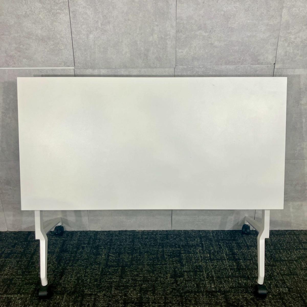 ☆直接お渡しのみ☆イトーキITOKI製のスタイリッシュなスタックテーブル 中古】折りたたみテーブル スレント イトーキ/ITOKI スタックテーブル
