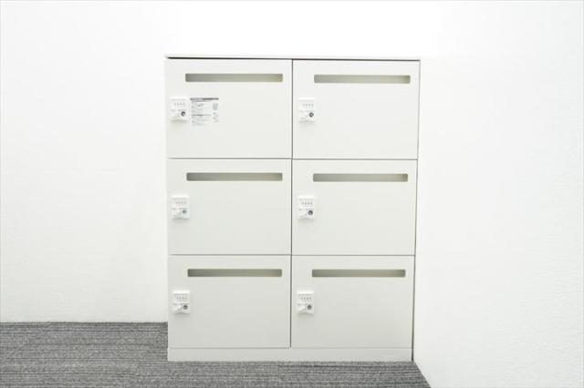 【中古】ピクスライン 4Z32CR ZA75 オカムラ（okamura） 6人用パーソナルロッカー