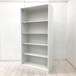 【在庫入替セール品！（本在庫限定価格）】【オフィスの書類をスッキリ整理！　視認性に優れたオープン書庫！】■コクヨ(KOKUYO)製　エディア(EDIA)シリーズ　オープン書庫　ハイキャビネット　H1810㎜　■ベース付き  ■ホワイト【弊社使用欄：A01058323】【HU】