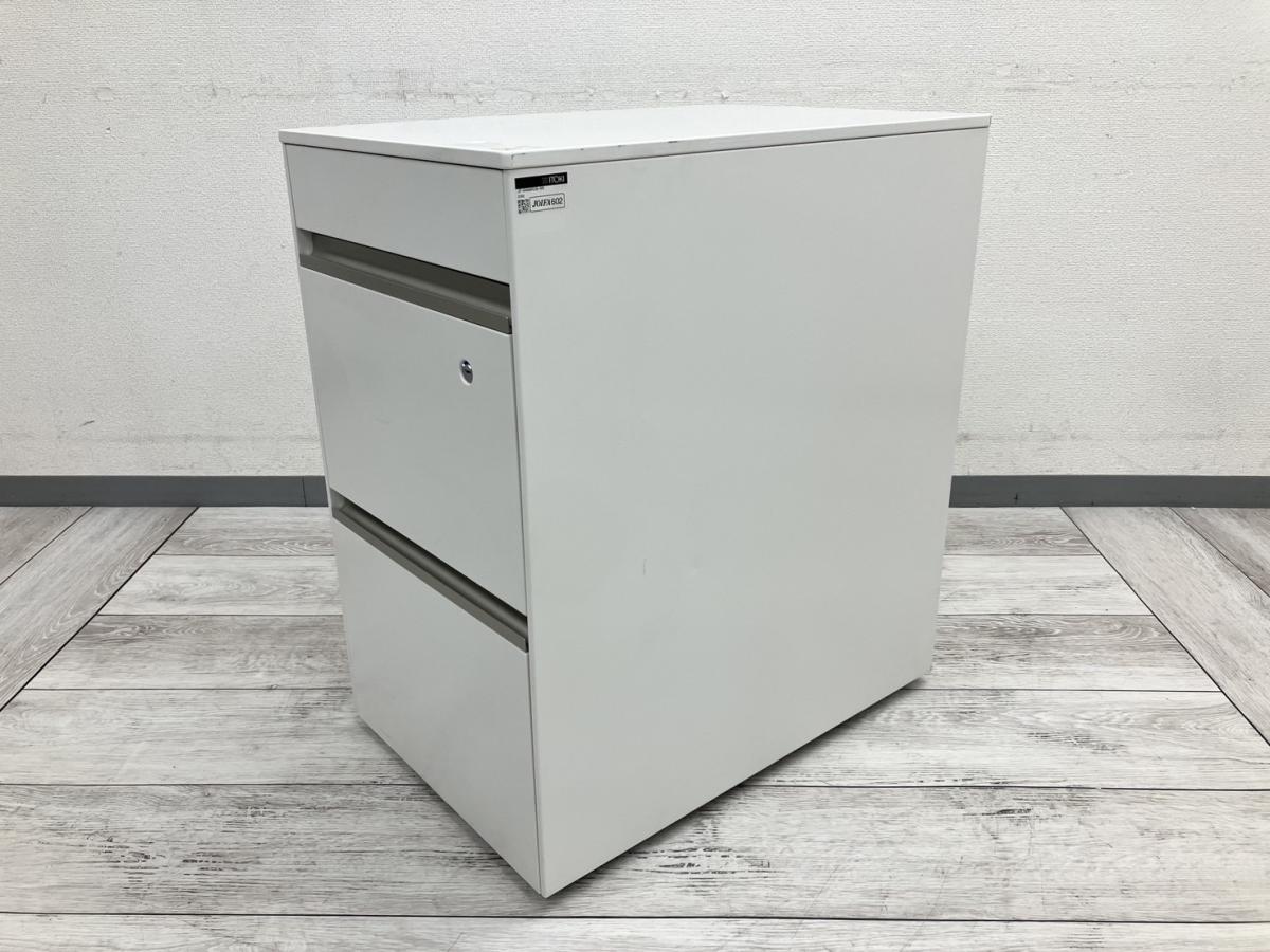 中古】インクルード JF-046MPCSB-W9 イトーキ/ITOKI 脇机3段 594870