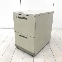 【在庫入替セール品！（本在庫限定価格）】【デスク下収納　書類収納に最適です！】■コクヨ(KOKUYO)　MXシリーズ　デスクイン2段ワゴン　■グレー【弊社使用欄：A01061256】【HU】