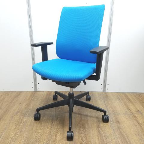 【中古】ウィザードチェア  コクヨ（KOKUYO） 肘付ハイバックチェア