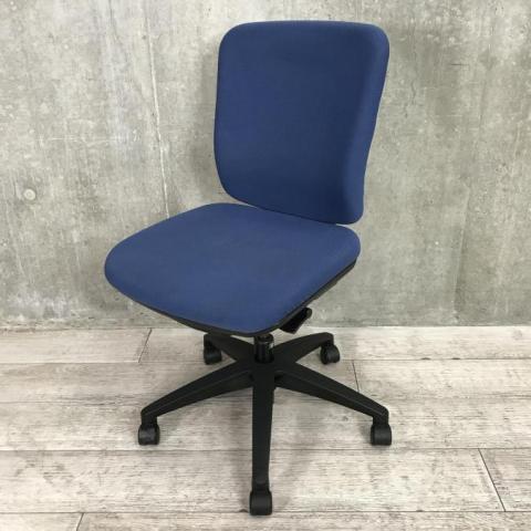 【中古】Miチェア MiF-10C ウチダ（UCHIDA) 肘無ミドルバックチェア