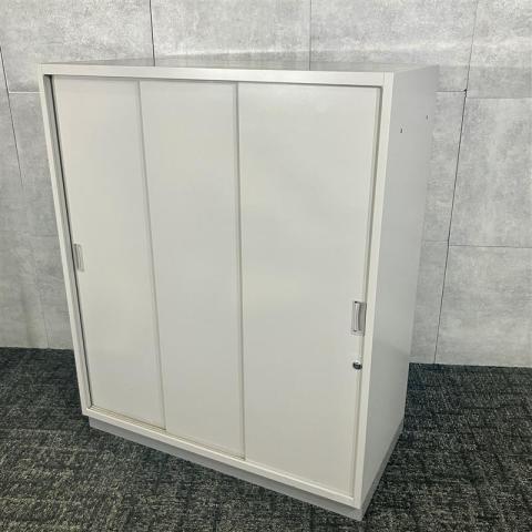 【中古】シンライン  イトーキ（ITOKI） ローキャビネット／引き違い