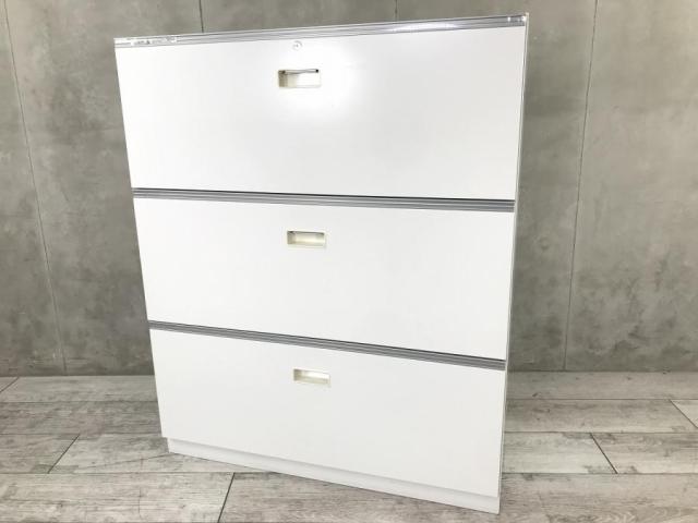 【中古】シンライン HTM-109AAS-W9 イトーキ（ITOKI） ローキャビネット／ラテラル