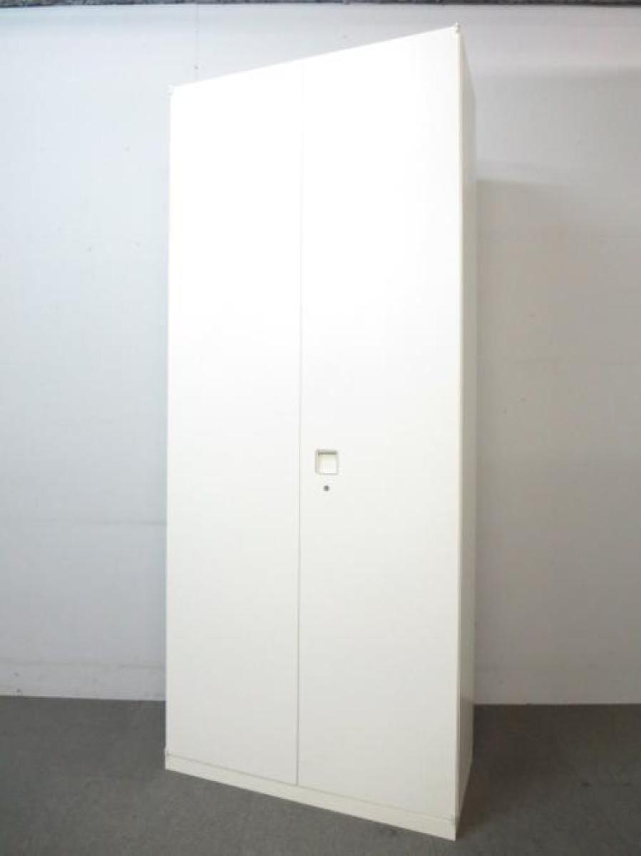 【在庫セール品：1台限定】【T6】■オカムラ/レクトラインシリーズ　両開き書庫　ハイキャビネット　W900×D450×H2150mm　■ホワイト　■シリンダー錠【オフィス書類をスッキリ整理！豊富な収納スペース！】
                        レクトライン
                                    中古
            