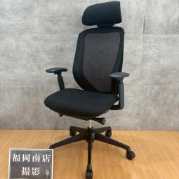 【早い者勝ち！】★オカムラ製の大人気オフィスチェア【シルフィー/ブラック色/可動肘仕様/可動ヘッドレスト付き】がご案内可能です！#前傾チルト機能付き　＊福岡市で中古オフィス家具をお探しなら、オフィスバスターズ福岡南店へ！　#ゲーミングチェア　#格安