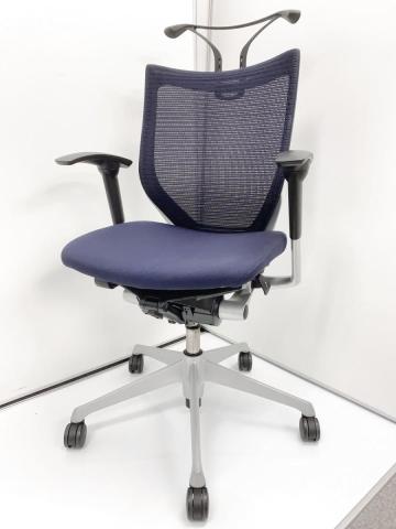 【中古】バロンチェア  オカムラ（okamura） 肘付ローバックチェア