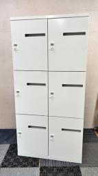 【中古】 レクトラインロッカー オカムラ/okamura 6人用パーソナルロッカー 非常解除キーは付属しておりません※愛知※名古屋※豊田※三重