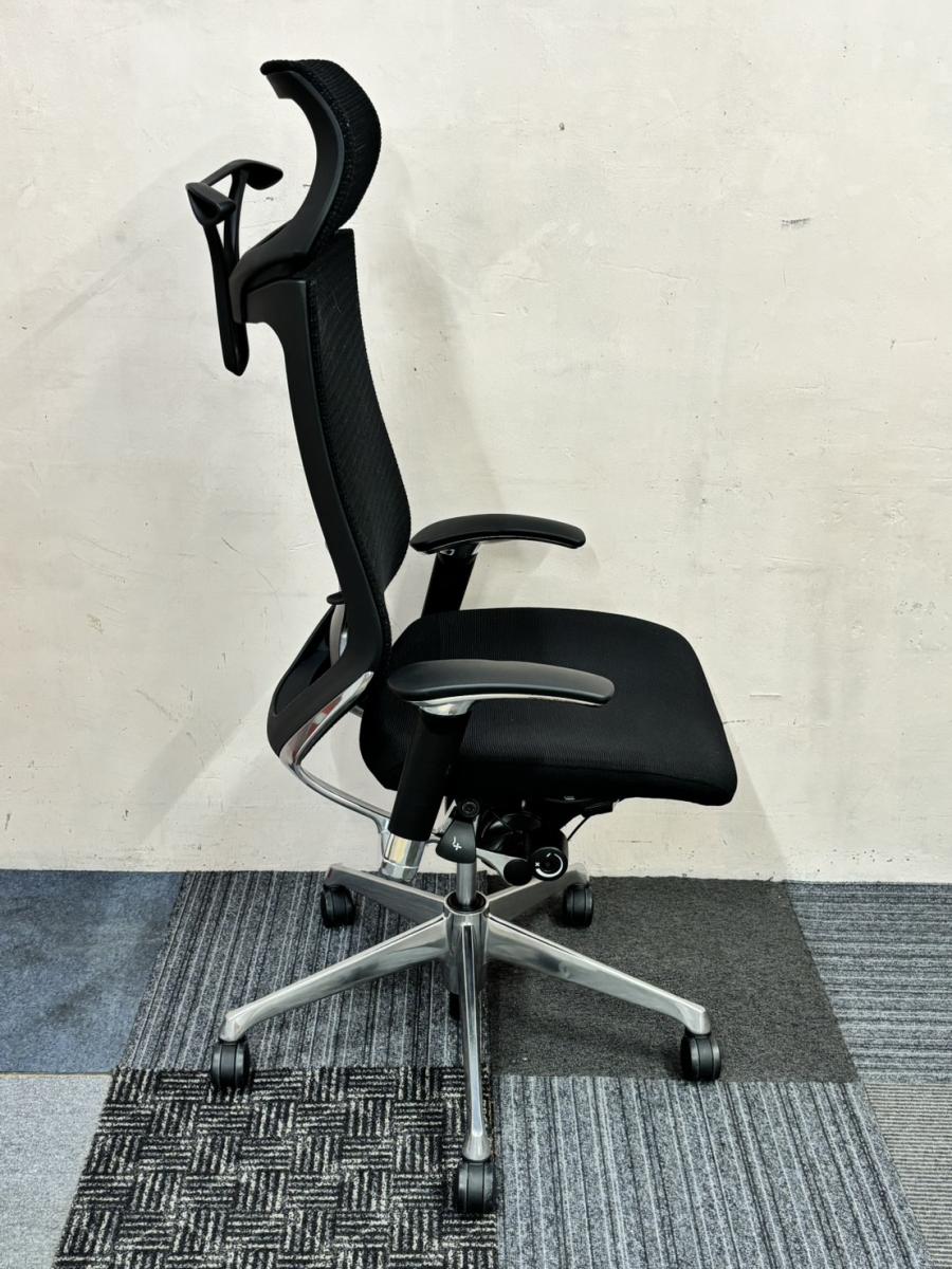 中古】バロンメッシュチェア CP88BS FDF1 オカムラ/okamura 肘付 