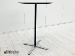 wilkhahn/ウィルクハーン　Aline / エーライン ラウンドハイテーブル　カフェ　ブラック　φ700