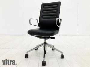 vitra/ヴィトラ　AC5 WORK アームチェア　アントニオチッテリオ　ブラック　本革