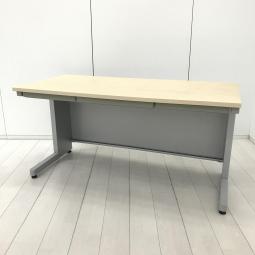 【スペースを有効活用！W1000㎜タイプのコンパクト事務机！】■コクヨ(KOKUYO)製　アイエス(is)シリーズ　平机　W1000㎜　■引き出し無し　■ホワイト　※奥行600タイプ