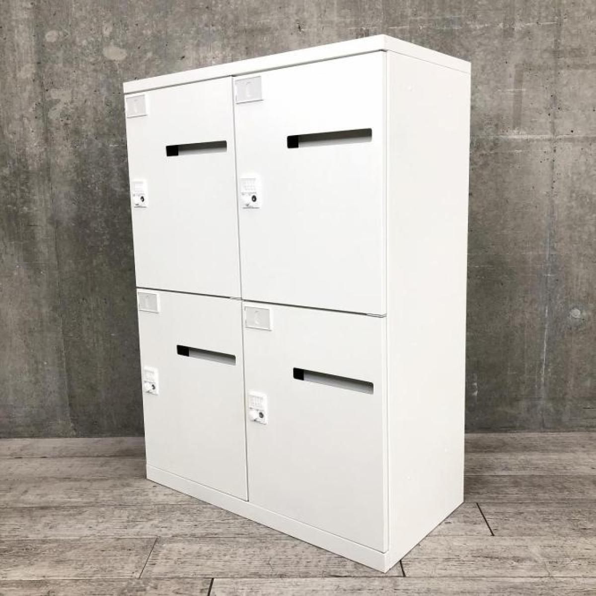 中古】レクトラインロッカー 4B25YX ZA75 オカムラ/okamura 4人用 