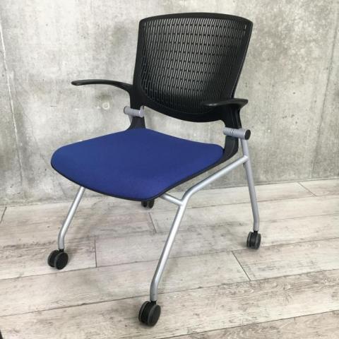 【中古】グラータチェア 8142GR オカムラ（okamura） ネスティングチェア