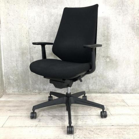 【中古】デュオラ クッション  コクヨ（KOKUYO） 肘付ハイバックチェア
