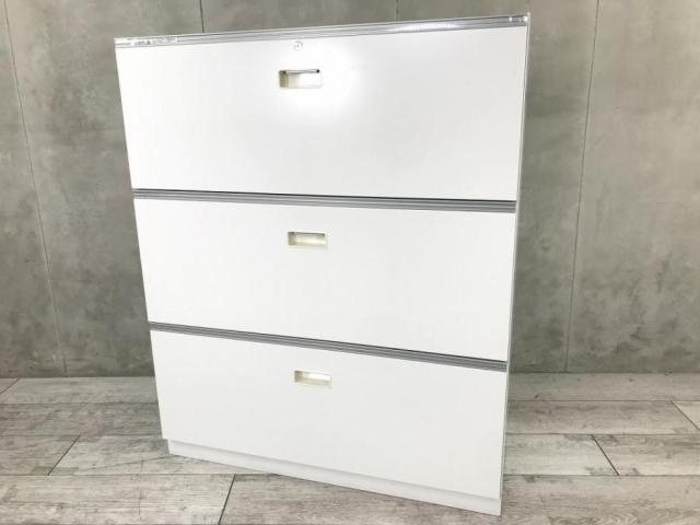 【中古】シンライン HTM-109AAS-W9 イトーキ（ITOKI） ローキャビネット／ラテラル