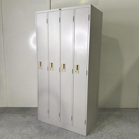 【中古】システム  ウチダ（UCHIDA) 4人用更衣ロッカー