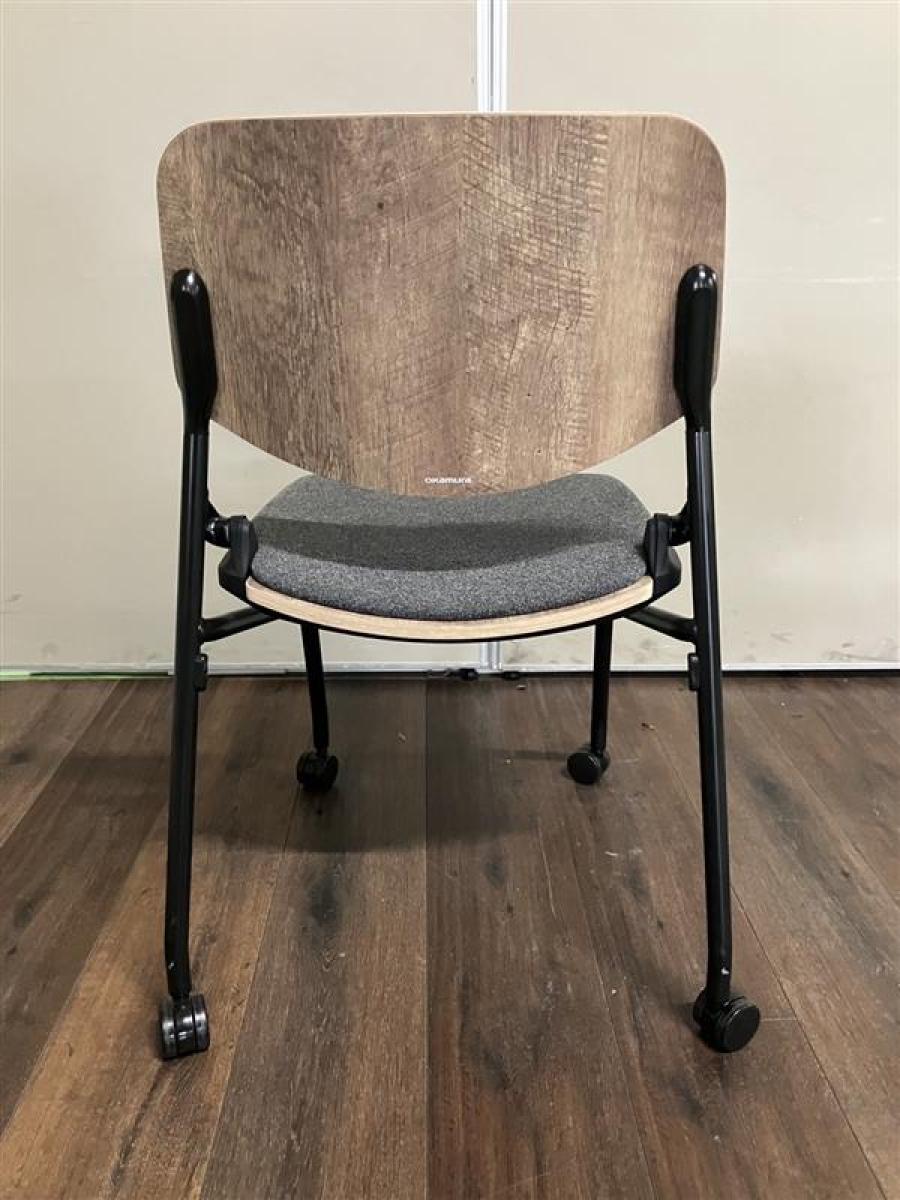 オークス アイランドカウンター キャスター付 中古 中古】ライブスネスティングチェア 81S9EB FXWO オカムラ/okamura