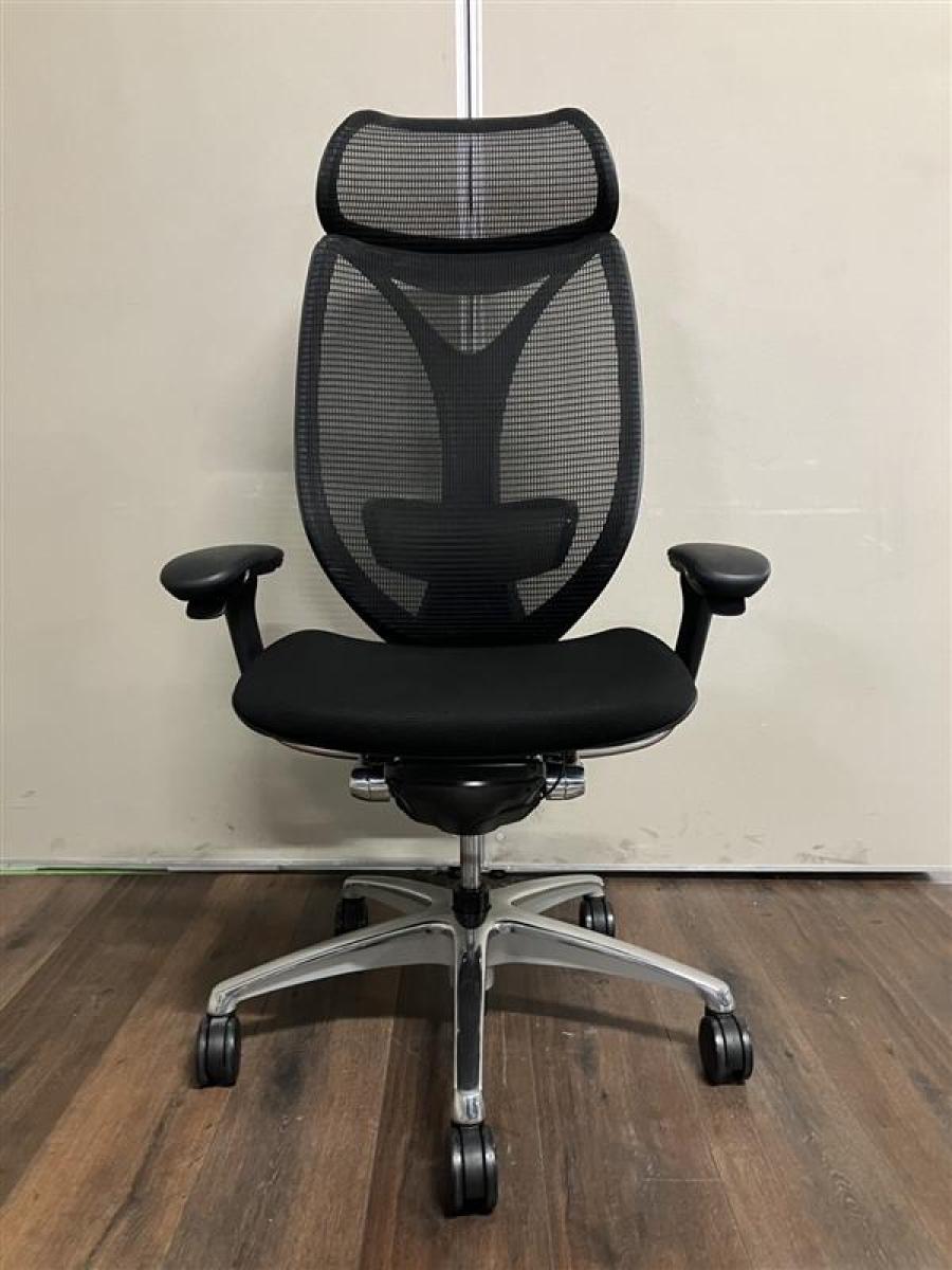 中古】サブリナ C885BX FSY1 オカムラ/okamura 肘付ハイバックチェア 