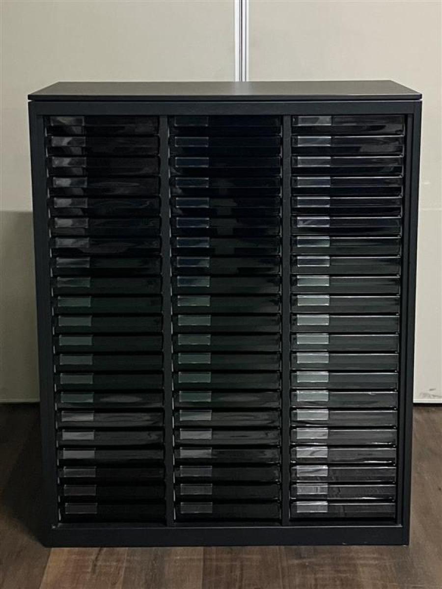 【中古】レクトライン オカムラ/okamura ローキャビネット／クリスタルトレー 595947 - 中古オフィス家具ならオフィスバスターズ