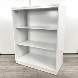 【見える化とコスパにフォーカスしたオープン書庫！人気シリーズのローキャビネット！】■コクヨ(KOKUYO)製　エディア(EDIA)シリーズ　オープン書庫　ローキャビネット　■天板付き　■ホワイト