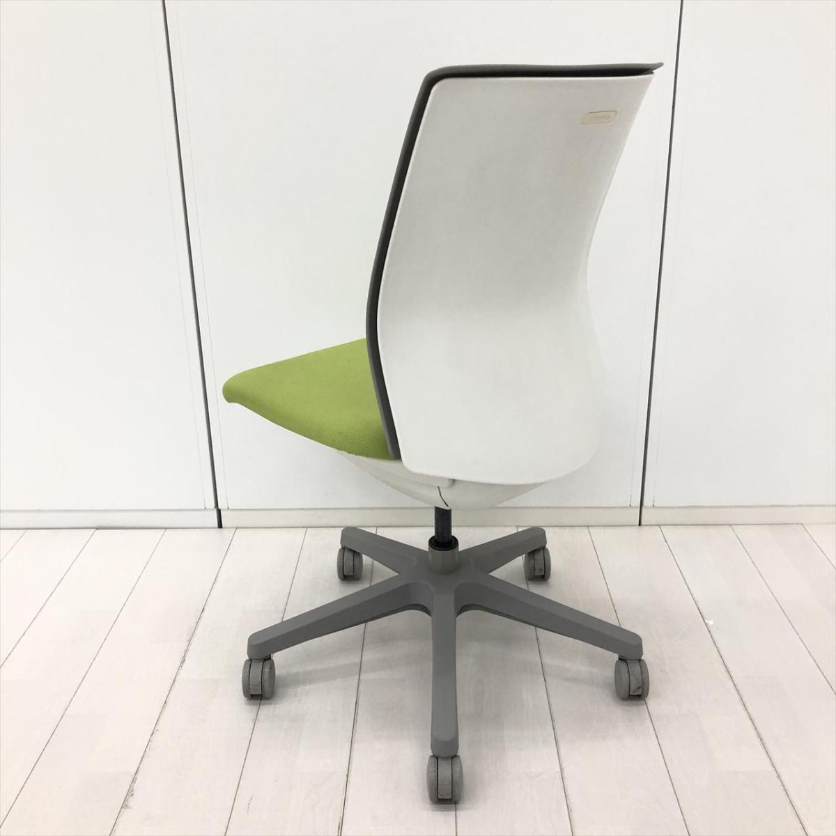 中古】オムネス C531WR FBA6 オカムラ/okamura 肘無ローバックチェア