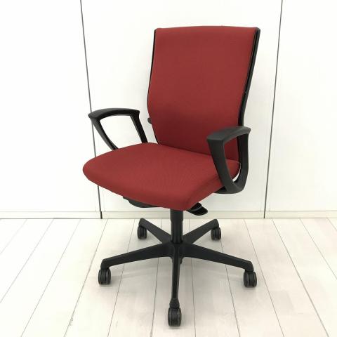 【中古】エスクード C445ZR-FFW8 オカムラ（okamura） 肘付ハイバックチェア