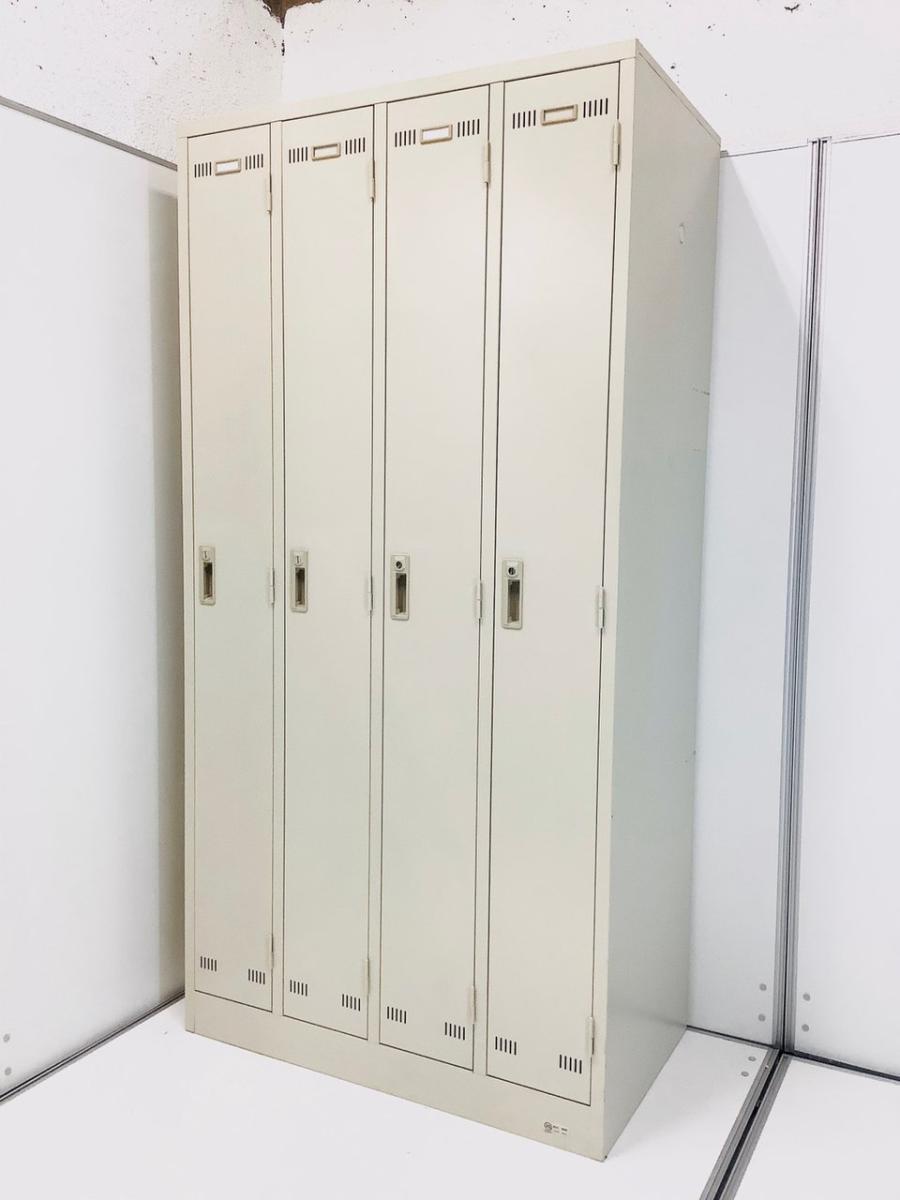 中古】SLKロッカー SLK-4 生興 4人用更衣ロッカー 596068 - 中古 