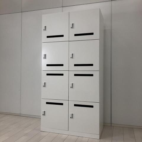 【中古】ピクスライン 4BM33Y ZA75 オカムラ（okamura） 8人用パーソナルロッカー