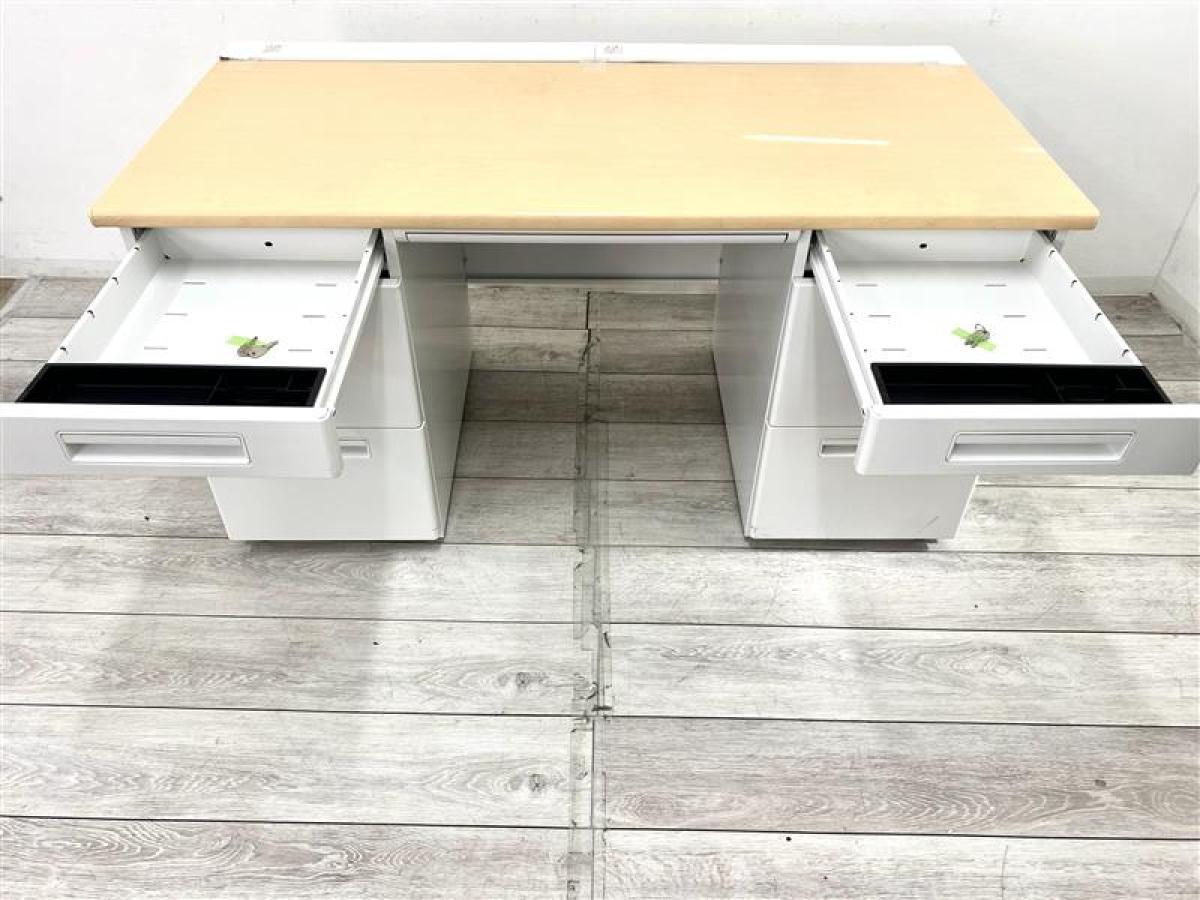 中古】 両袖机 596186 - 中古オフィス家具ならオフィスバスターズ