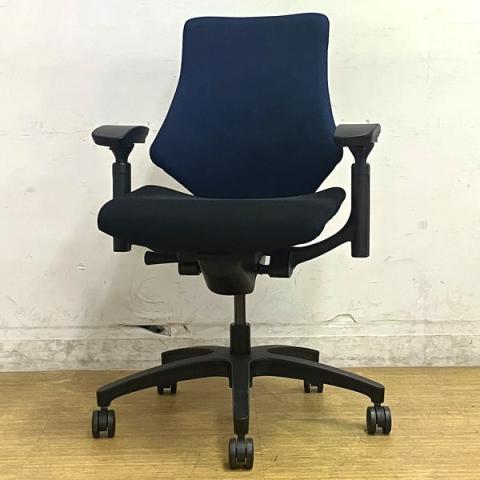 【中古】エフクロス KG-140GS-T1T1B2 イトーキ（ITOKI） 肘付ローバックチェア