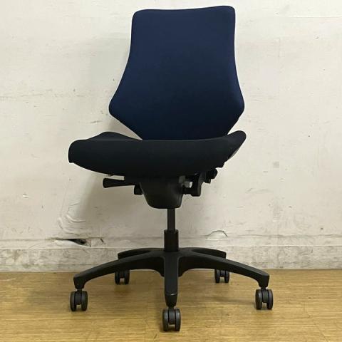 【中古】エフクロス KF-340GS-T1T1B2 イトーキ（ITOKI） 肘無ローバックチェア
