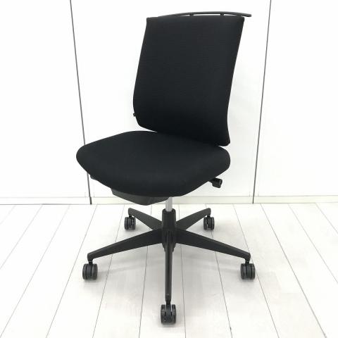 【中古】ウィザード4 C06S-12C-BKG4B61 コクヨ（KOKUYO） 肘無ローバックチェア