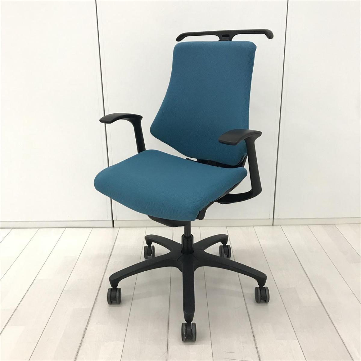 中古】エフクロス イトーキ/ITOKI 肘付ハイバックチェア 596428 - 中古 