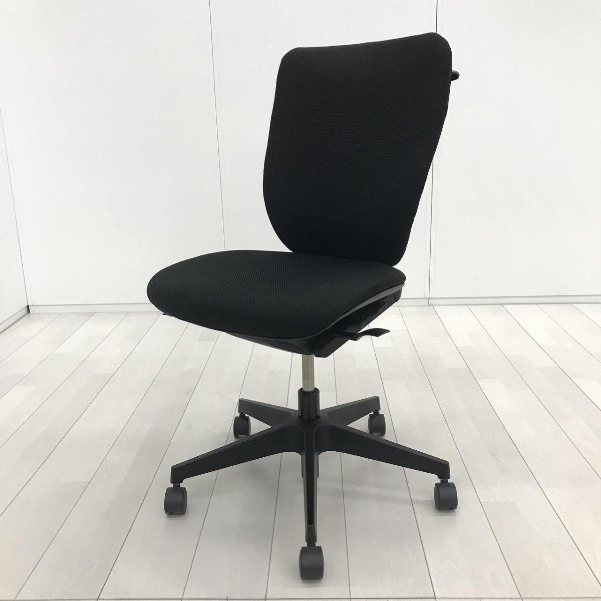 中古】プラオチェア イトーキ/ITOKI 肘無ハイバックチェア 596443 
