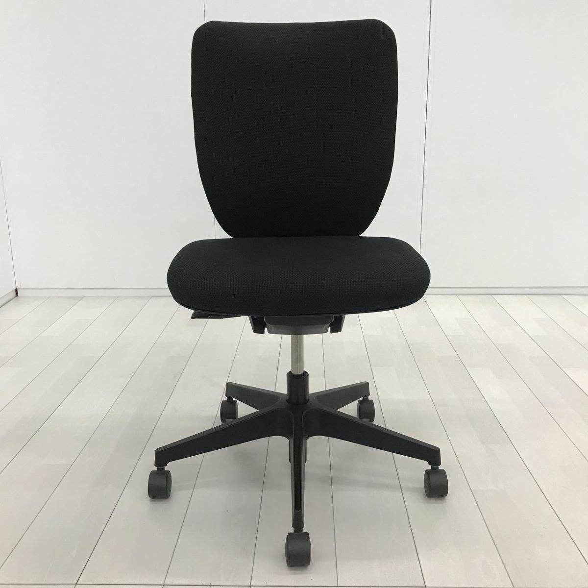 中古】プラオチェア イトーキ/ITOKI 肘無ハイバックチェア 596443 