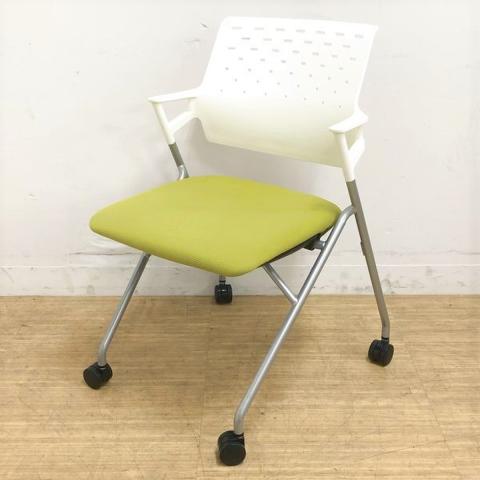 【中古】ピエガ CK-720PAWG4Q4-W コクヨ（KOKUYO） ネスティングチェア