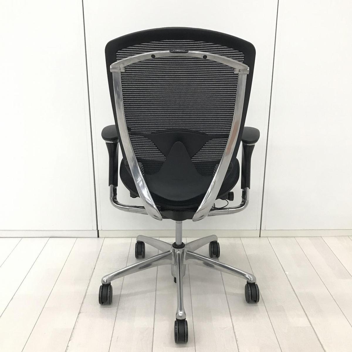 中古】コンテッサチェア CM31AB FBH1 オカムラ/okamura 肘付ハイバック 