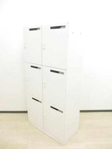 【中古】エディアロッカー BWU-RN62DM79SAW コクヨ（KOKUYO） 6人用パーソナルロッカー